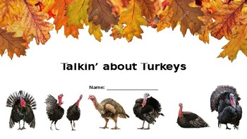Preview of Talkin' About Turkeys- Thanksgiving, Poultry Unit, Agriculture