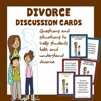 Preview of Divorce Discussion Cards