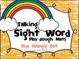 Talking Sight Word Play-dough Mats - The Orange Set