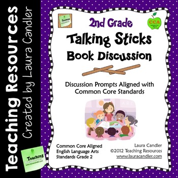 Preview of 2nd Grade Reading Discussion Activity and Task Cards with CCSS Questions