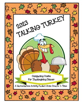 Preview of Talking Turkey: Comparing Costs for Thanksgiving Dinner Math Packet