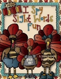 Talking Turkey I Spy Sight Words Fun-Differentiated and Al