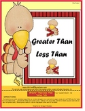 Talking Turkey Math {Greater, Less, Equal}