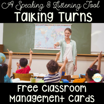 Preview of Talking Turn Cards- Tools for Speaking and Listening and Conversation Circles