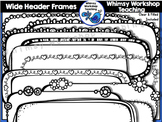 Tall Header Frames Clip Art  - Whimsy Workshop Teaching