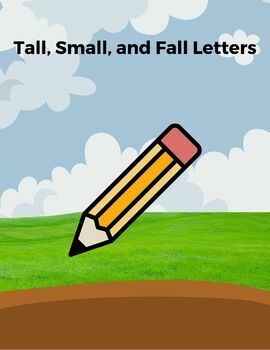 Preview of Tall, Small, and Fall letter Writing