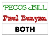 Tall Tale Comparison (Pecos Bill VS Paul Bunyan)