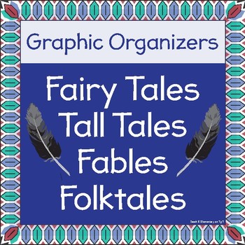 Preview of Tall Tale, Fairy Tale, Fable, and Folktale Graphic Organizers