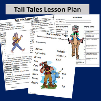 Preview of Tall Tale Lesson Plan