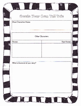 Tall Tale Writing Organizer by Michelle Thomas | TPT