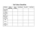 Tall Tales Checklist