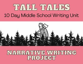Preview of Tall Tales Narrative Writing Project