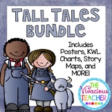 Tall Tales Posters, KWL Charts, Story Maps, and Writing Prompts