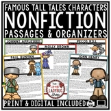 Tall Tales Nonfiction Reading Comprehension Passages and Q