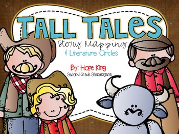 Preview of Tall Tales: Story Mapping & Literature Circles