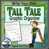 Tall Tales Story Pattern Graphic Organizer Printable and D