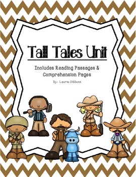 Preview of Tall Tales Unit (Features reading passages & comprehension pages)