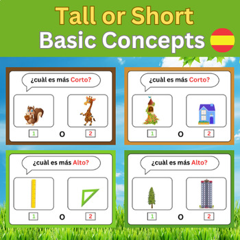 printable tall and short worksheets - tall or short activities for