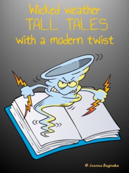 Preview of Tall tales with a modern twist: creative writing unit; Common Core aligned