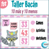 Taller Bacán: 10 más y 10 menos