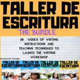 Taller de escritura :Writing Bundle Complete in Spanish unit 1-4
