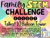 Tallest 10 Balloon Tower - Family STEM Challenge