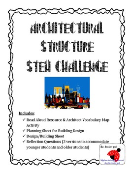 Preview of Tallest Architectural Structure STEM Challenge and Vocabulary Activity