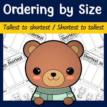 Preview of Tallest To Shortest Worksheet, Tall And Short Objects, Tall Short Objects
