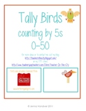 Tally Birds (counting by 5s 0-50)