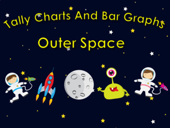Preview of Tally Charts And Bar Graphs - Outer Space