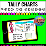 Tally Charts Boom Cards™ Distance Learning Graphing