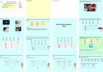 Preview of Tally Charts & Frequency Tables - Maths ActivInspire Lesson