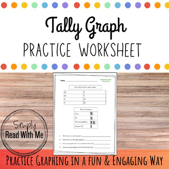 Preview of Tally Graph Practice Worksheet