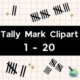 Tally Mark  1-20  CLIPART - Maths / Numbers / Visuals