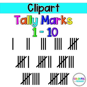 Preview of Tally Mark Clipart