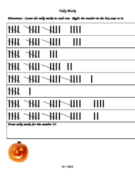 Preview of Tally Mark Unit