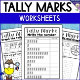 Tally Mark Worsheets, Tally Chart Printables, Count, Spin,