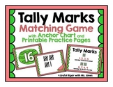Tally Marks - A Memory Game, Anchor Chart, and Practice
