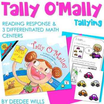Preview of Tally Marks Center & Math Read Aloud Response - Tally O'Mally