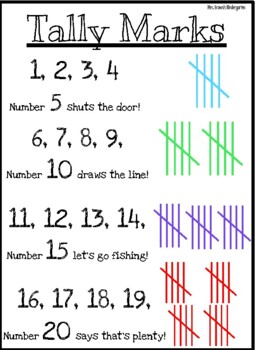 Preview of Tally Marks Chart