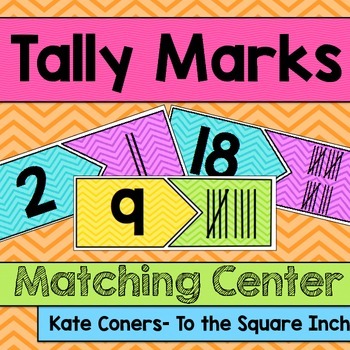 Preview of Tally Marks Matching Center