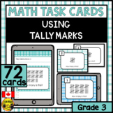 Tally Marks Task Cards | Paper or Digital