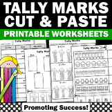Tally Marks Worksheets Counting to 10 Number Words Additio