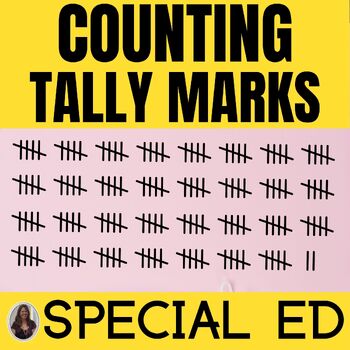 Preview of Counting Tally Marks Worksheets for Special Education Tally Mark Practice