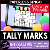 Tally Marks to 20 Interactive Digital Bingo Game - Distanc