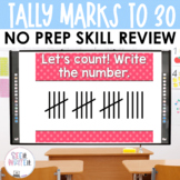 Tally Marks to 30 Math Center Powerpoint