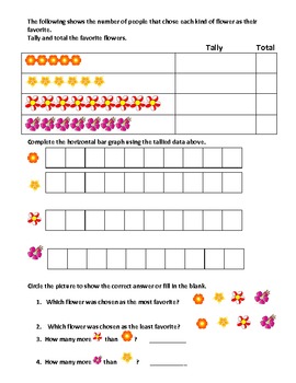 tally and bar graph worksheet by create dream explore tpt