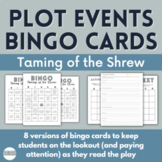 Taming of the Shrew Plot Event Bingo Cards