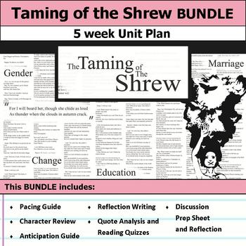 taming of the shrew character worksheet