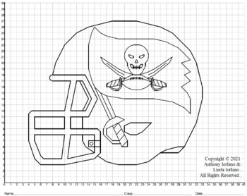 Tampa Bay Buccaneers' Helmet (1-Quad) Mystery Picture (Distance Learning)